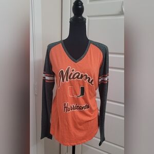 Champion long sleeve cotton t-shirt with UM logo